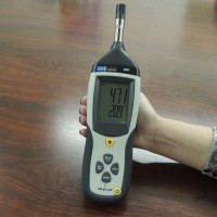 Termoigrometro portatile con sonda display illuminato